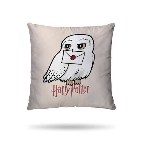 WARNER - Housse De Couette Harry Potter Hedwige 200x200 cm + 2 taies d'oreillers 63x63 cm - 100% Coton - Ecru BLANC 3 - vertbaudet enfant 