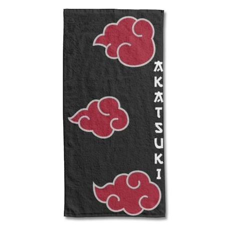 NARUTO SHIPPUDEN - Serviette De Plage Naruto Shippuden Akatsuki 75x150 cm - 100% Coton - 300 GSM - Noir NOIR 1 - vertbaudet enfant 