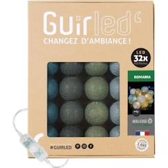 Guirlande lumineuse boules coton LED USB - Veilleuse bébé 2h - 3 intensités - 32 boules 3,2m - Romania  - vertbaudet enfant