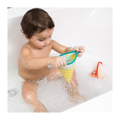 Jouet pour le bain - LILLIPUTIENS - 3 petits bateaux - Mixte - A partir de 6 mois ORANGE 2 - vertbaudet enfant 