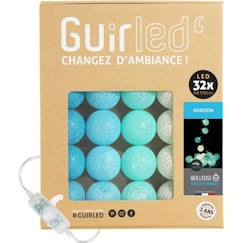 Guirlande lumineuse boules coton LED USB - GUIRLED - Horizon - 32 boules 3,2m - 3 intensités - Veilleuse bébé 2h  - vertbaudet enfant