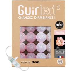 Guirlande lumineuse boules coton LED USB - Veilleuse bébé 2h -  3 intensités - 16 boules 1,6m - Princesse  - vertbaudet enfant