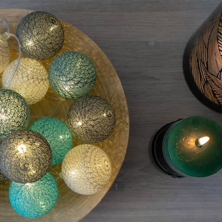 Mangrove Commande Vocale Guirlande lumineuse boules coton Google & Alexa MARRON 4 - vertbaudet enfant 