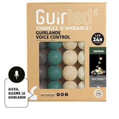 Guirlande lumineuse wifi boules coton LED USB - Commande Vocale - Maison connectée - Amazon Alexa & Google Assistant -  24 boules  - vertbaudet enfant