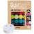 Guirlande lumineuse boules coton LED USB - Télécommandée -Veilleuse bébé 2h - 4 intensités - 16 boules 1,6m – Arlequin BLEU 1 - vertbaudet enfant 