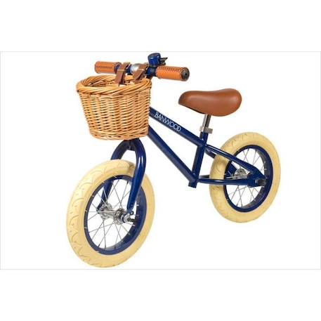 Draisienne - BANWOOD - First Go - Cadre en acier - Roues 12'' - Bleu marine BLEU 3 - vertbaudet enfant 