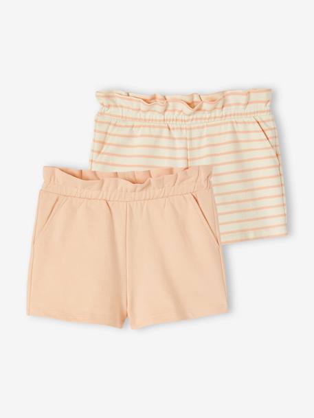 Fille-Lot de 2 shorts fille