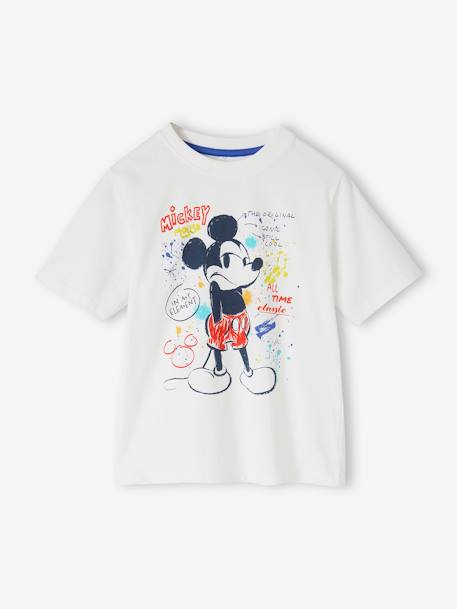 Pyjashort bicolore garçon Disney® Mickey Blanc/bleu 3 - vertbaudet enfant 