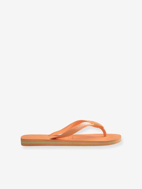 Tongs enfant Brasil Logo HAVAIANAS® jaune+pêche 8 - vertbaudet enfant 