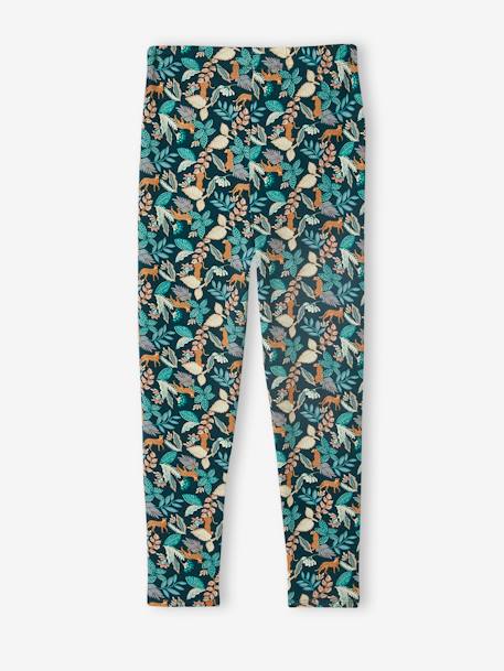 Legging imprimé fille beige+bleu imprimé+rose poudré+vert 11 - vertbaudet enfant 