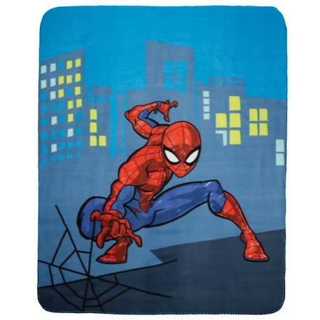 Plaid polaire imprimé, SPIDERMAN HERO. Taille : 110x140 cm BLEU 1 - vertbaudet enfant 