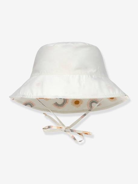Chapeau anti-UV réversible LÄSSIG blanc imprimé+multicolore 6 - vertbaudet enfant 