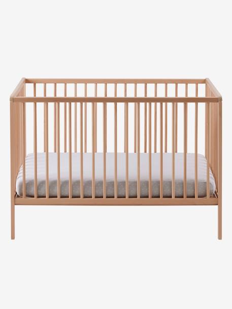 Lit bébé Cocoon blanc+bois+noir 6 - vertbaudet enfant 