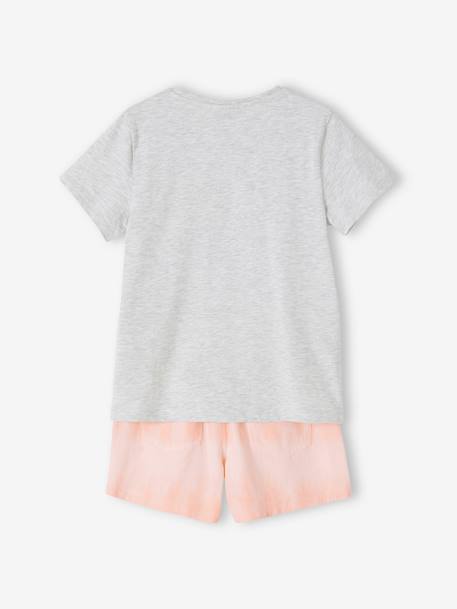 Ensemble fille T-shirt + short Disney® Marie Les Aristochats rose pâle 4 - vertbaudet enfant 