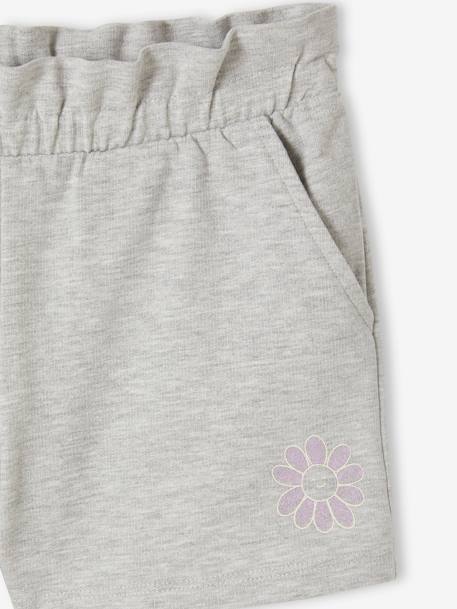 Lot de 2 shorts fille abricot+mauve+rose bonbon 12 - vertbaudet enfant 