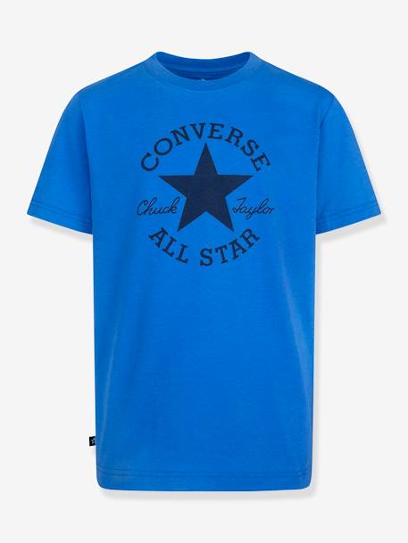 T-shirt Chuck Patch garçon CONVERSE bleu électrique 1 - vertbaudet enfant 