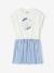 Robe fille Disney® Minnie Blanc/rayé bleu ciel et blanc 1 - vertbaudet enfant 