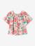 Tee-shirt blouse manches papillon fille écru+multicolore 7 - vertbaudet enfant 