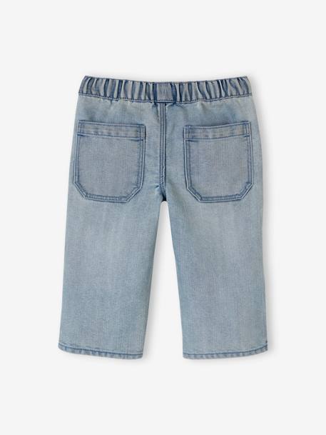 Pantacourt en denim indestructible retroussable en bermuda garçon double stone 6 - vertbaudet enfant 