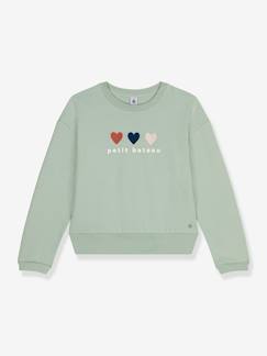 -Sweat coeur en molleton femme PETIT BATEAU