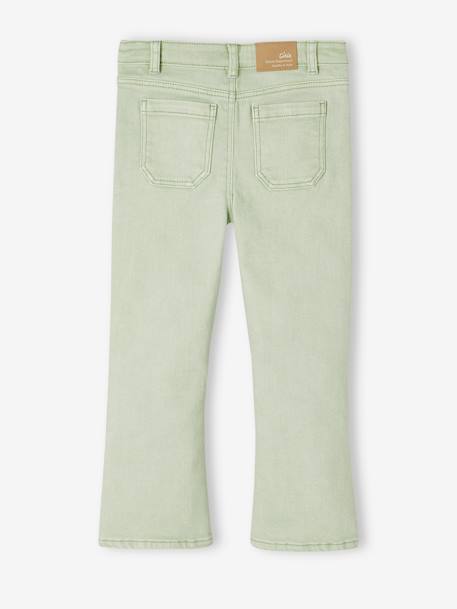 Pantalon évasé fille rose pâle+vert amande 5 - vertbaudet enfant 