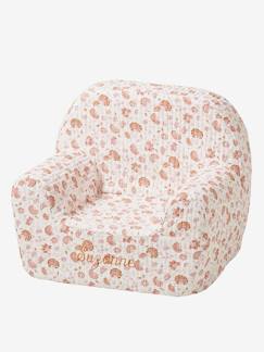 Chambre et rangement-Chambre-Chaise, tabouret, fauteuil-Fauteuil mousse en gaze de coton personnalisable Indienne Folk