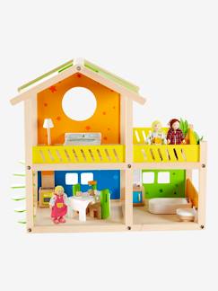 Jouet-Jeux d'imagination-Petite maison joyeuse en bois HAPE