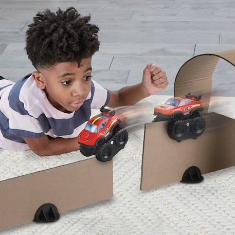 Circuit de course en carton VTECH CAR-BOARD RACERS - CIRCUIT MONSTER TRACKS pour enfant de 5 ans et plus MARRON 5 - vertbaudet enfant 