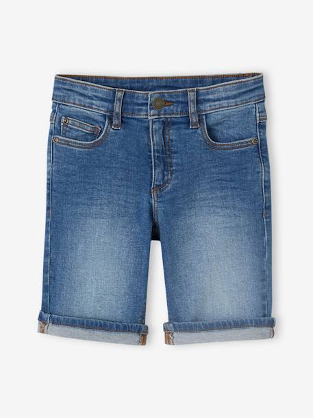 Bermuda en jean Basics garçon double stone+stone 1 - vertbaudet enfant 