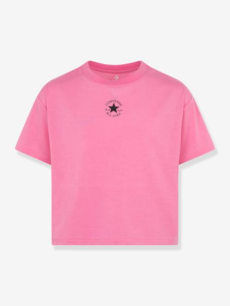 T-shirt Chuch Patch enfant CONVERSE rose 1 - vertbaudet enfant 