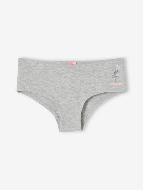 Lot de 4 shorties ballerine fille en coton bio écru 4 - vertbaudet enfant 