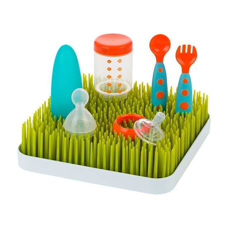 Egouttoir gazon BOON GRASS - Vert - Pour biberons, tétines et capuchons VERT 3 - vertbaudet enfant 