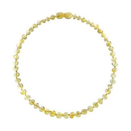 Collier d'ambre - Bébé/Nourrisson - Lemon -Soulage les poussées dentaires -Pierres naturelles -Idée cadeau -Puériculture - Bienfaits JAUNE 1 - vertbaudet enfant 