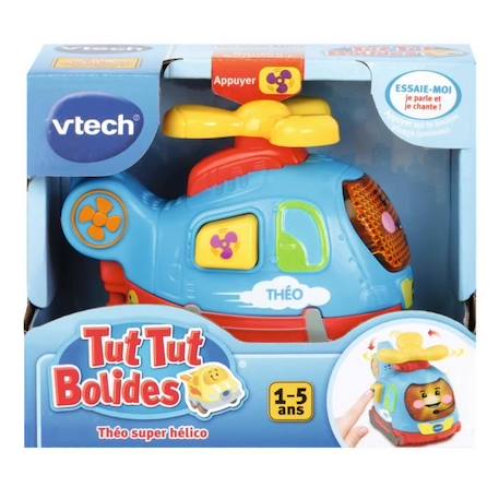 VTECH - Tut Tut Bolides - Véhicule Surprise Aléatoire - Pour Bébé de 12 mois et plus JAUNE 2 - vertbaudet enfant 