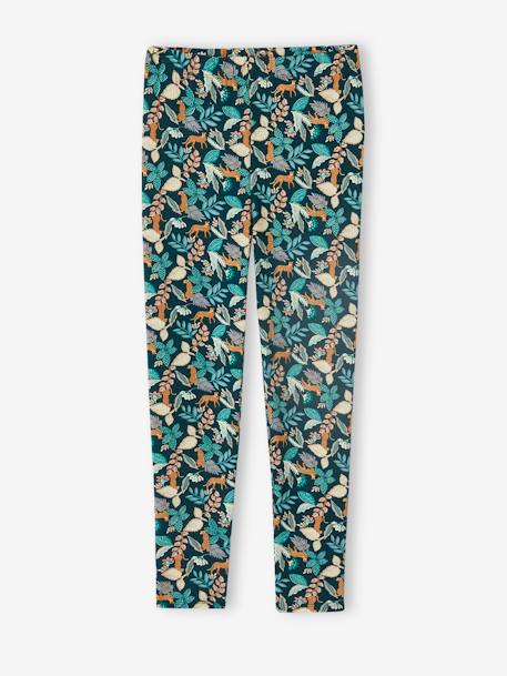 Legging imprimé fille beige+écru+vert+vert émeraude 7 - vertbaudet enfant 