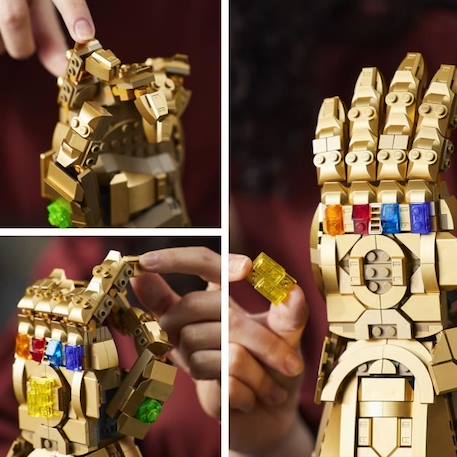 LEGO® 76191 Marvel Le Gant de l’infini –Thanos à construire pour Adultes, Cadeau, Décoration ROUGE 3 - vertbaudet enfant 