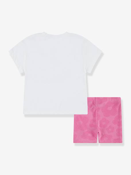 Ensemble short et t-shirt CONVERSE rose 2 - vertbaudet enfant 