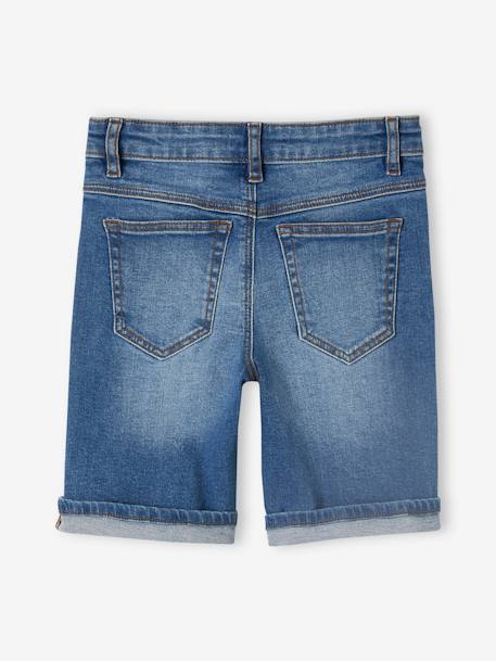 Bermuda en jean Basics garçon double stone+stone 4 - vertbaudet enfant 