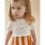 Set robe rayée + legging, écru ORANGE 2 - vertbaudet enfant 