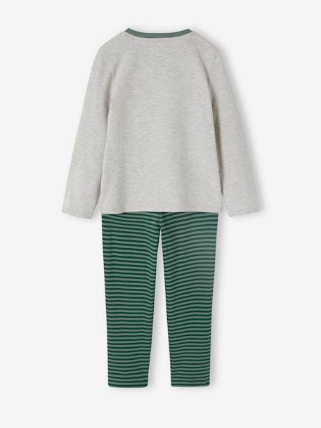 Lot de 2 pyjamas 'jungle' garçon vert 10 - vertbaudet enfant 