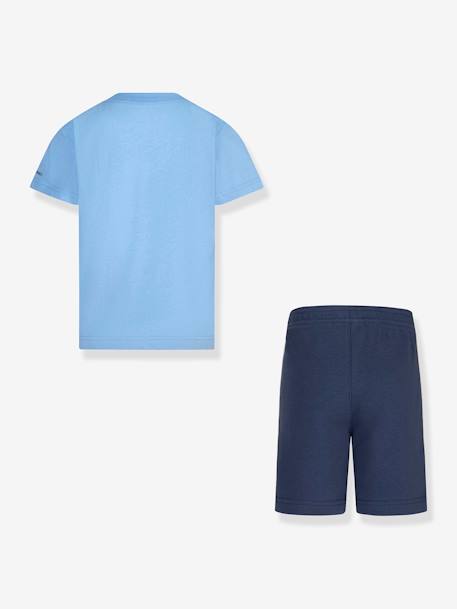 Ensemble short et t-shirt garçon CONVERSE marine 2 - vertbaudet enfant 