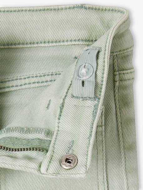 Pantalon évasé fille rose pâle+vert amande 6 - vertbaudet enfant 