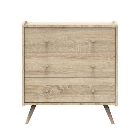 Commode 3 Tiroirs Access Bois MARRON 1 - vertbaudet enfant 