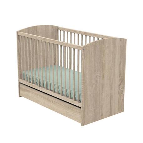 Lit bébé 120x60 Access Bois MARRON 2 - vertbaudet enfant 