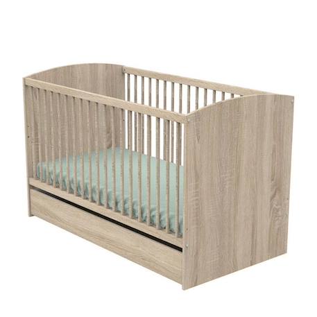 Little Big Bed 140x70 Access Bois MARRON 2 - vertbaudet enfant 