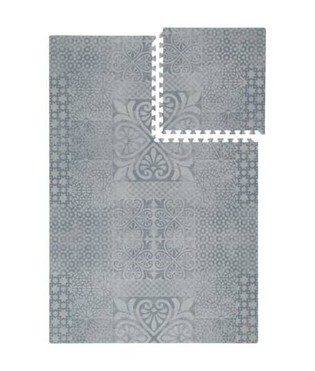 Tapis de Jeu Prettier Puzzle Toddlekind Gris - Taille 120x180cm - Mousse Eco-Responsable EVA GRIS 1 - vertbaudet enfant 