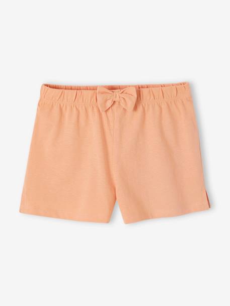 Lot de 2 pyjashorts fruits fille en maille côtelée écru 6 - vertbaudet enfant 