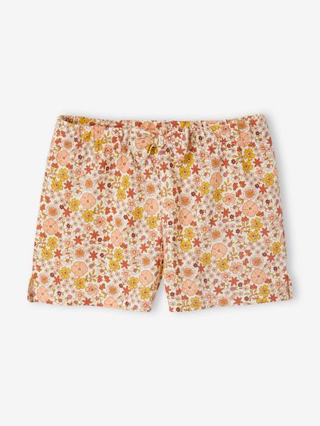 Lot de 2 pyjashorts fruits fille en maille côtelée écru 4 - vertbaudet enfant 