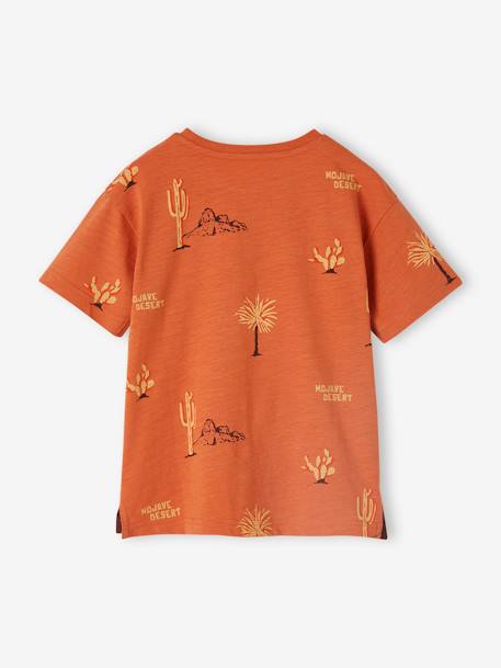 Tee-shirt motif désert garçon abricot 2 - vertbaudet enfant 