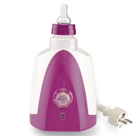 THERMOBABY Chauffe Biberon Blanc et Prune VIOLET 1 - vertbaudet enfant 